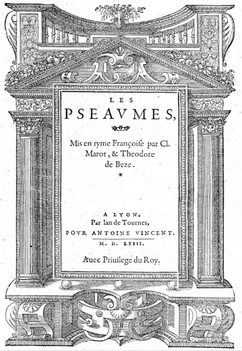 Psautier 1563